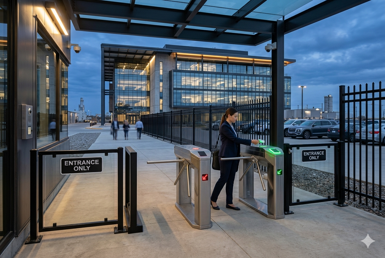 Access control gate Buffalo commercial